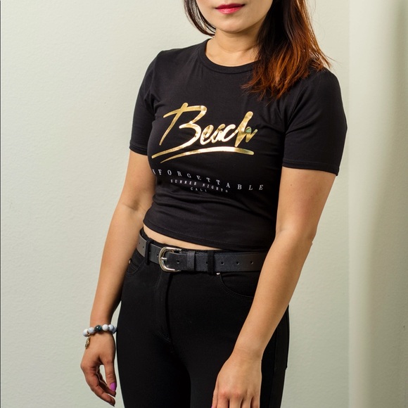 Beach crop top - brand new - Picture 2 of 2